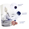 Ciieeo 100Pcs Sample Vials with Transparent Chromatography Bottles for Lab