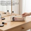 BLOOPIC Cosmetic Pouch, Small Makeup Pouch, PU Leather, Transparent Waterproof
