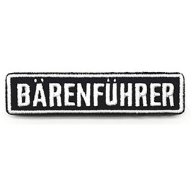 POLIZEIMEMESSHOP Name Badges 2.0 Bear Leader Textile Patch with Velcro