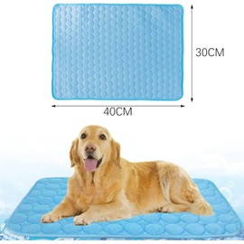 Mikiuly Cooling Mat for Dogs and Cats, Cooling Mat for Pets, Pet Cooling Mat, Cooling Mat for Dogs, Cooling Mat for Cats, Cooling Blanket, Dogs, Pet Self-Cooling Mat, 40 x 30 cm