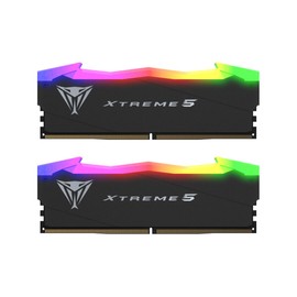 Patriot Viper Xtreme 5 RGB DDR5 RAM 32GB (2X16GB) 8000MT/s CL38 UDIMM Desktop Gaming Memory Kit - PVXR532G80C38K