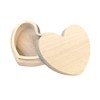 Heart Shaped Paulownia Box, Total Paulownia Box, S (Ideal for