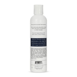 Virgo de Novo Extra Dark Blue Shampoo Tones Stubborn Dark Orange Brassy Tones On Lightened Brunettes While Moisturizing & Delivering Softness & Shine. Vegan & Sulfate Free