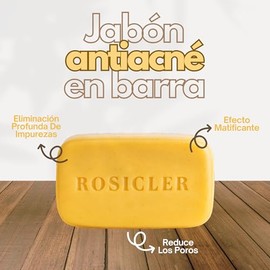 Jabón En Barra 100 gr | Limpieza Profunda Contra Acné | Fórmula Matificante Para Piel Grasa Y Mixta | Elimina Impurezas | Uso Diario | Suaviza Sin Dej