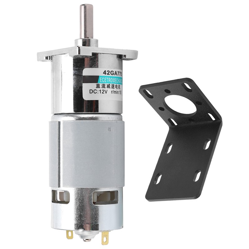 DC Gear Motor Mini Low Speed CW CCW Permanent Magnet