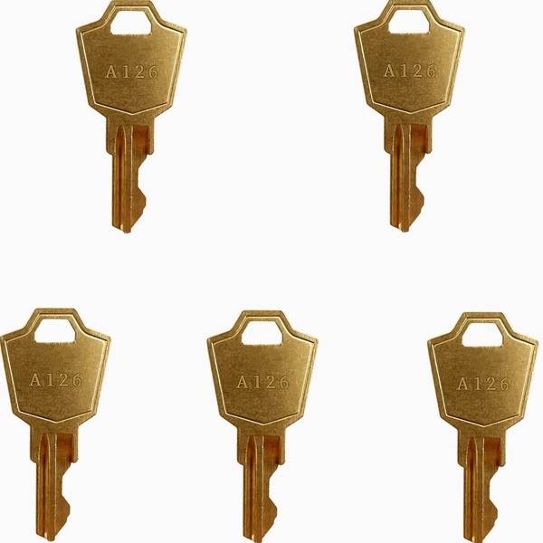 (5) A126 A-126 Faraday Fire Alarm Remote Panel and Scooter Keys -Also for Linear Keypads - AK-11, MDKP, AKR-1 ,Pride Mobility Scooter , GoGo, Elite, Victory, Revo, Zero Turn, Legend ( Pack of 5 )