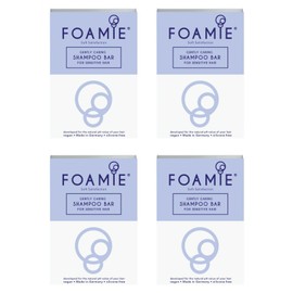 Foamie Soft Satisfaction Shampoo Bar Hydrating Sensitive Hair wheat protein 4PK