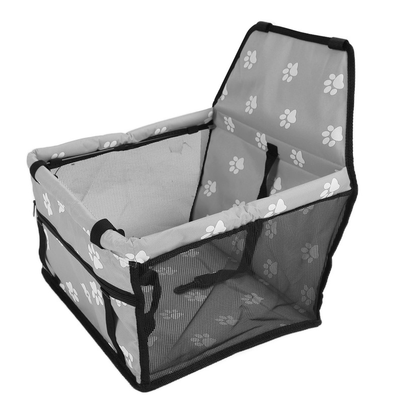 Bear Paw Pattern Pet Carrier Cage Washable Pet Car Travel