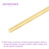 DMiotech DMiotech 10 Pack 2.2mm x 150mm Brass Rods,Solid Round