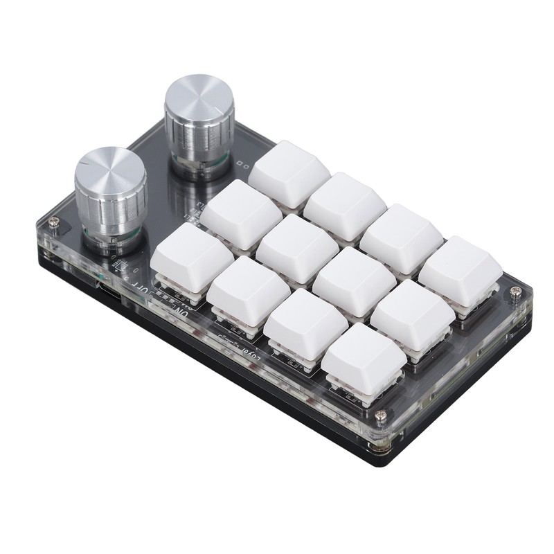 12 Key Knob Keyboard Programmable USB Dustproof Red Switch Mechanical