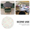 MAGICLULU Round Tablecloth Vinyl Cover for Dining Picnic Tables Scratch-Resistant