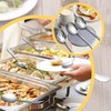 4 Pcs Serving Spoons Large Serving Spoon Slotted Spoons Serving