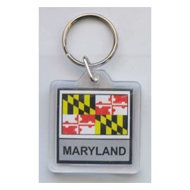 Maryland - Lucite Keyring