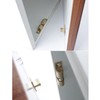 LOOTICH Brass Door Double Ball Tension Catches 42mm for Cabinet