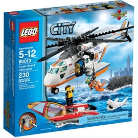 LEGO City Coast Guard Helicopter BoyGirl 230pieza(s) Juego de construcción - Juegos de construcción (Multicolor, 5 Año(s), 230 Pieza(s), Niñoniña, 12 