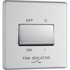 BG Electrical 3-Pole Fan Isolator Switch