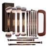 13pzs Brochas Maquillaje Profesional Con Bolsa De Cosméticos