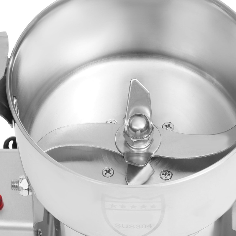 WUSILILU 800g Electric Grain Mill Grinder, 3500W 30000RPM Commercial Grinders,