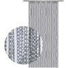 String curtain with pull-through bars, lurex-look curtain, elegant and stylish