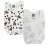 Junior Joy 0-3 Months Vest Bodysuits Printed, 100% Cotton, Super