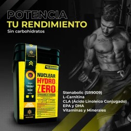 Proteína Hydro Zero Quemador De Grasa 0 Carbs 171 Servicios Sabor Nieve de vainilla                                                                   
