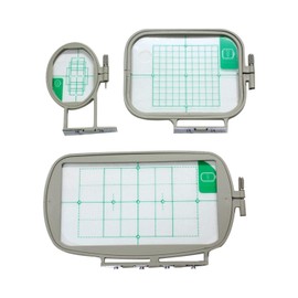 Cutex 3 Pc. Embroidery Hoop Set - Compatible with Brother SE-350, SE-400, HE-240, LB-6800PRW