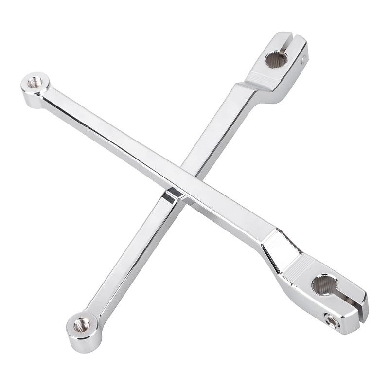 XMMT Chrome 9.84" Extended Shifter Lever Heel Toe Shift Levers