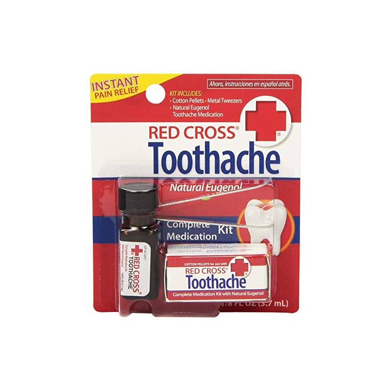 Red Cross Complete Medication Kit for Tooth Pain, 0.125 oz
