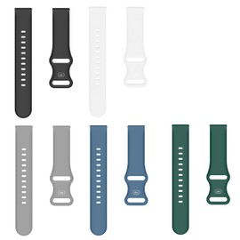 Giaogor Sport Bands Compatible with Fossil Gen 6 Bands, Soft TPU Waterproof Breathable Accessories Strap Replacement Wristband Fossil Gen 6 44mm Smartwatch (5 Pack)