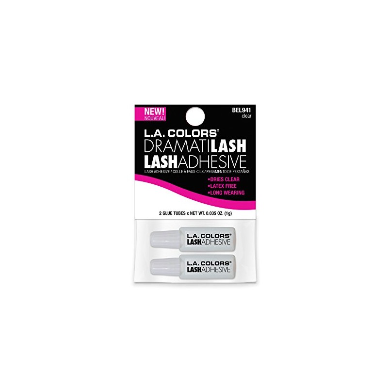 L.A. COLORS 2-Piece Travel Eyelash Adhesive, CBEL941
