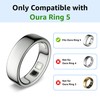 10 Pack Clear Films Compatible with Oura Ring 5, 0.14mm