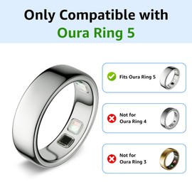 10 Pack Clear Films Compatible with Oura Ring 5, 0.14mm Ultra-Thin Anti-Scratch Invisible Ring Skin Protector Cover for Daily Wear, Workout, Sports