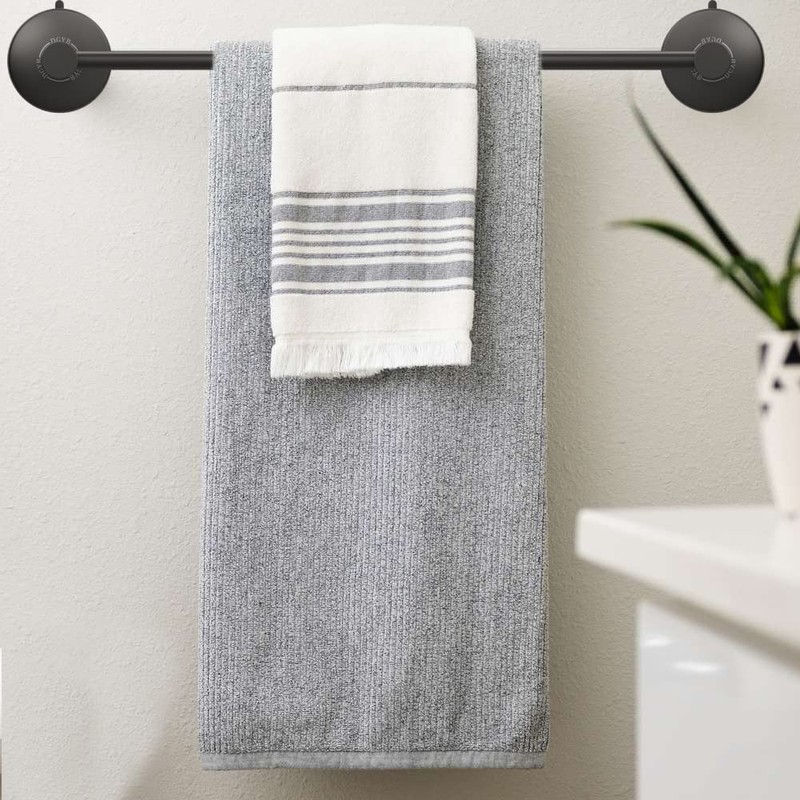 DGYB Suction Cup Towel Bar for Bathroom 17 Inch Set