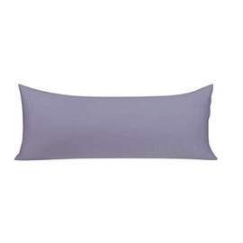AIMANE® Long Bolster Pillowcase Cover - Body Pillow Neck Support - Orthopaedic Bolster Pillowcase Cover Nursing Pregnancy Support Long Pillowcases (King 5FT, Grey)