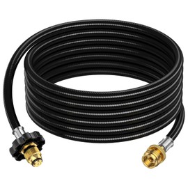 F273704 Propane Heater Hose for Buddy Heater Series,12 FT Propane Hose Propane Tank Adapter Hose 20 lb to 1 lb for Big Buddy