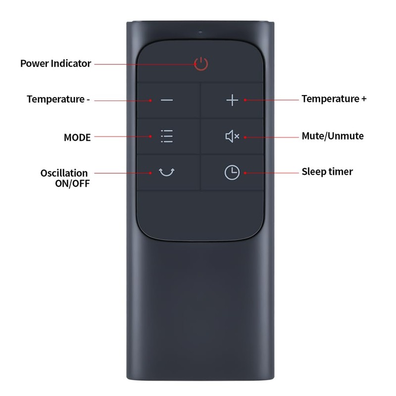 CLVIZCXOM New Remote Control Replacement for Dreo Tower Fan DR-HPA001