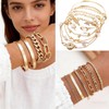 Juego de Joyería Dorada para Mujer, Joyería de Oro para