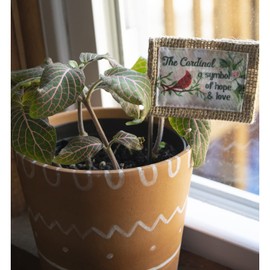 Abbey & CA Gift Cardinal Flag Flower Pick