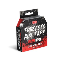 1000 Miglia Tubeless Rim Tape 10 Meter x 25 mm, Dichtungsband für die Umwandlung von Fahrradfelgen mit Schlauchreifen in schlauchlose Reifen, extrem stark, enthält 4 Klebesiegel