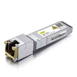 10Gtek 10GBase-T SFP+ Module, 10G-T, 10G Copper, RJ-45 SFP+ CAT.6a, Max 100ft, Optical Transceiver, Compatible with Cisco SFP-10G-T-S, Meraki, Netgear, Ubiquiti UF-RJ45-10G, Mikrotik, D-Link
