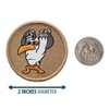 Mighty Seagulls Patrol Patch - 2" Diameter Round Embroidered Patch