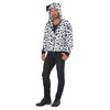 Men's Dalmatian Hoodie Costume, Multi, Small/Medium