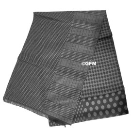 GFM® Mens and Unisex Warm Autumn Winter Scarf -Grey-(EXC)(FS-MNSCF-143-0003-BH)