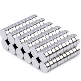KOBOKO Pack of 100 Neodymium Magnets, 4 x 2 mm Mini Magnets, Small Magnets Strong, Magnets for Crafts, Magnets for Whiteboard, Pin Board, Magnetic Board Tapes, and Much More