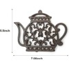 BEMINH Cast Iron Trivets for Hot Dishes, Rustproof Tea Pot