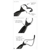M.H.A.style 20587 Thin Necktie, One-touch, Black (Ceremonial Occasions), Narrow Tie