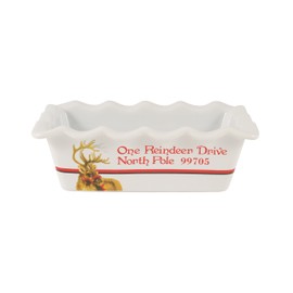 Letters to Santa Collection, Mini Loaf Pan, Red/White
