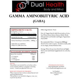 Pure GABA (5 lbs) Gamma Aminobutyric Acid Powder Bulk Supplements