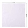 Deviegath Men's Handkerchiefs 18 Pack 100% White Cotton Solid White