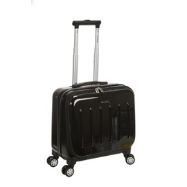 Rockland Revolution Hardside Rolling Computer Case, Black, Carry-On 17-Inch